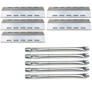 lot 47 image: Direct store Parts Kit DG257 Replacement for Ducane 5 Burner 3050070130500097 Gas Grill Repair Kit Stainless Steel Burners & Heat Plates - Retail $32