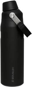 lot 19872 image: Stanley IceFlow Fast Flow Water Bottle 24 oz  Angled Spout Lid  Lightweight and Leakproof for Travel and Sports  Insulated Stainless Steel  BPA-Free  Black - Retail $35
