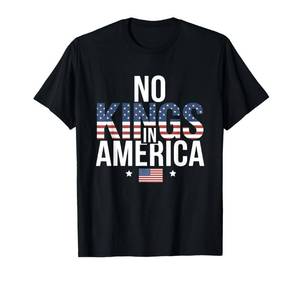 lot 19889 image: No Kings In America United States Independence Men Women T-Shirt Large  - Retail $15