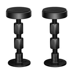 lot 19899 image: SHOANED Adjustable Headboard Stoppers, Bed Frame Anti-Shake Tool for Bed, Bedside Headboards Prevent loosening Anti-Shake Fixer, 2PCs, 1.3in-3.4in, Easy Install, Black - Retail $8