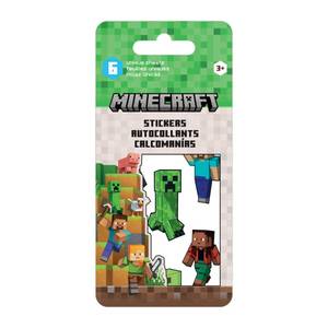 lot 19977 image: Minecraft Mini Sticker Slim Flip Pad - 6 Page - Retail $5