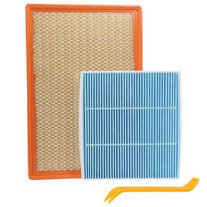 lot 19978 image: Ryvclim Engine Air Filter&Cabin Air Filter Combo Pack-Compatible with Ram 1500 2011-2024,Ram 1500 Classic 2019-2024-CF11671&CA12375 - Retail $23