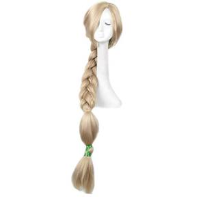 lot 19985 image: yuehong 47 inch Long Blonde Braided Wig Anime Weaving Wigs Heat Resistant Synthetic Fibers Costume Hair - Retail $28