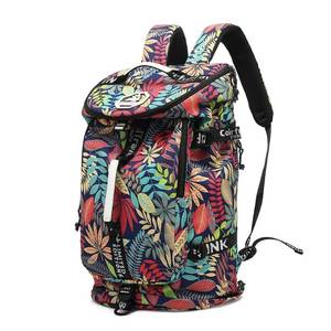 lot 20000 image: Kalesi Floral Gym Duffle Bag Backpack 4 ways for Women Waterproof with Shoes Compartment for travel Sport Hiking laptop Lightweight - Retail $37