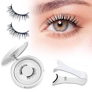 lot 20002 image: Magnetic Eyelashes With Applicator, Natural-looking, No Adhesive, No Eyeliner, Soft Comfortable Magnetic Lashes, Easy to Wear, Reusable (1Pair Eyelashes)