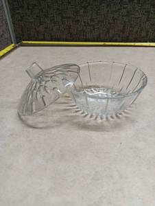 lot 151 image: Cut Glass Covered Candy Bowl with Lid
