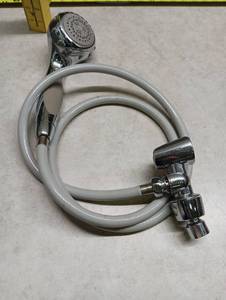 lot 240 image: Moen Multi-Function Handheld Shower Head with Hose and Bracket