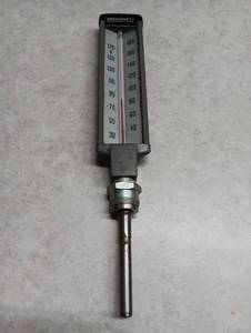 lot 244 image: Ashcroft Industrial Liquid-in-Glass Thermometer 30-180°F with Stem