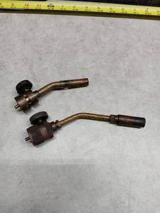 lot 253 image: Brass Gasoline Blow Torch Lot of 2