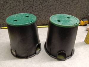 lot 259 image: Water Master Irrigation Control Valve Boxes - Set of 2
