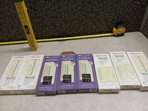 lot 285 image: Lot of 8 Boxes Weekly Time Cards - Lathem M2 and Office Depot Mixed Lot
