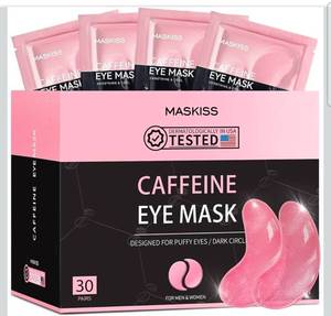 lot 19540 image: Under Eye Patches (30 Pairs), Caffeine Eye Masks for Dark Circles Puffy Eyes Undereye Bags, Collagen Eye Patches for Wrinkles and Puffiness, Skin Care Gift for Her - Retail $0