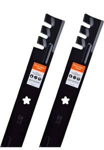 lot 19556 image: 134149 Mulching Blades with 5-Star Mounting Pattern for Craftsman 42 inch Deck Riding Lawn Mower Replace 138971 532138971 138498 - Retail $31