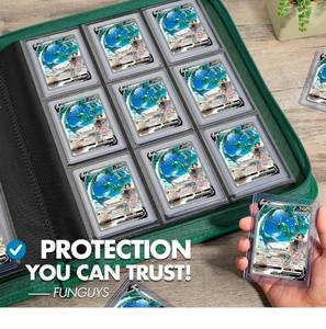 lot 19582 image: Toploader Binder, Trading Card Binder Storage, 252 9 Pocket Top Loader Binder, Card Collection for Yugioh, MTG, TCG, Pokemon Card Folders - Retail $29