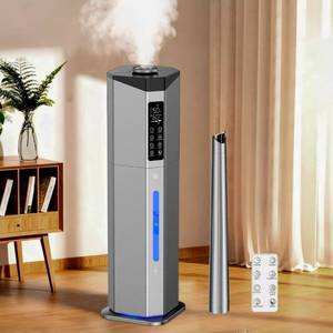 lot 19658 image: Humidifiers for Bedroom - GloryAir 2.38Gal9L Top Fill Cool Mist Humidifier for Large Room 500ft� 120H Last with Auto Mode 7-Color Light Humidistat Aroma Box Quiet Humidifiers for Plants Baby & Adults - Retail $84