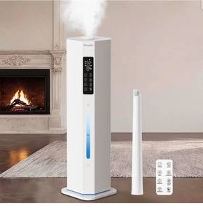 lot 19660 image: Humidifiers for Bedroom - GloryAir 2.38Gal9L Top Fill Cool Mist Humidifier for Large Room 500ft� 120H Last with Auto Mode 7-Color Light Humidistat Aroma Box Quiet Humidifiers for Plants Baby & Adults - Retail $67