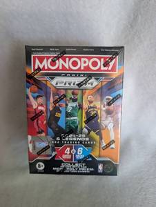 lot 552 image: 2024-25 Panini Prizm Monopoly NBA Trading Cards Blaster Box- Sealed