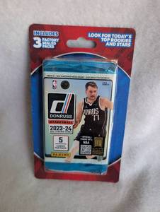 lot 554 image: 2023-24 Panini Donruss NBA Basketball Trading Cards Blaster Pack- Sealed