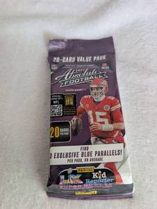 lot 555 image: 2025 Panini Absolute Football Trading Card Value Pack- Sealed
