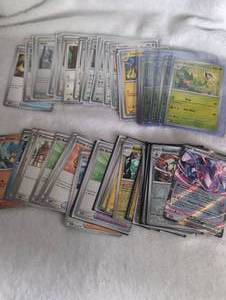 lot 618 image: White Flare and Black Bolt Pokemon Trading Card Collection - 65 ct