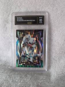 lot 1001 image: 2024 Select Earl Campbell Concourse Black Green Shock Prizm GMA 10