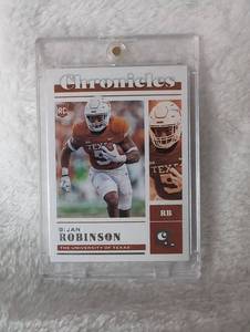 lot 1003 image: 2023 Panini Chronicles Draft Picks Bijan Robinson Rookie Card