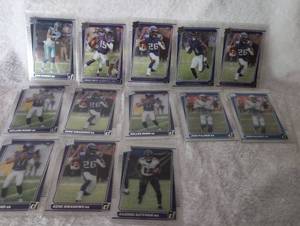 lot 1005 image: 2020 Donruss Clearly Rated Rookie Football Card Collection - 13 ct -&nbspincluding Kene Nwangwu, Kellen Mond, Josh Palmer, Tyson Williams, Rashod Bateman, and Simi Fehoko