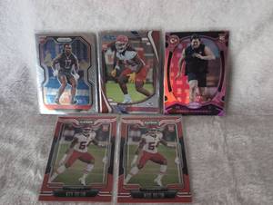 lot 1006 image: 2021 Panini NFL Rookie Card Collection - Chiefs Players - Including Nick Bolton, Willie Gay Jr., and Creed Humphrey - 5 ct
