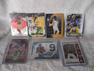 lot 1009 image: NFL Rookie Trading Cards Collection - Trey Lance, Kenny Pickett, Bryce Young - 7 ct