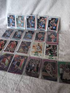 lot 2002 image: NBA Hoops Basketball Collection Cards - 21 ct