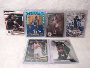 lot 2015 image: NBA Basketball Card Collection Lot - Rookie and Player Cards - 6 ct - Jordan Bell, Evan Mobley, Zion Williamson, Tacko Fall, and Scottie Barnes