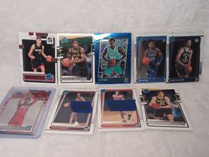 lot 2017 image: NBA Basketball Trading Card Collection Lot - 9 ct
