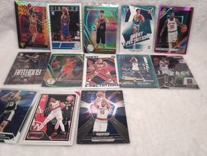 lot 2019 image: Basketball Trading Card Collection Lot - 13 ct - Alperen Sengun, Tidjane Salaun, Julius Randle, Jaden Springe