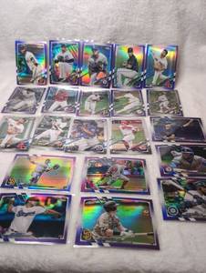 lot 3009 image: 2021 Topps Chrome Baseball Card Collection -21 ct