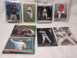 lot 3014 image: Baseball Trading Card Collection Mixed Sports Cards - 8 ct