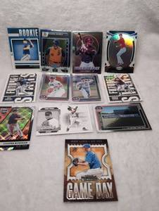 lot 3020 image: Baseball Trading Card Collection Mixed Players and Sets - 12 ct