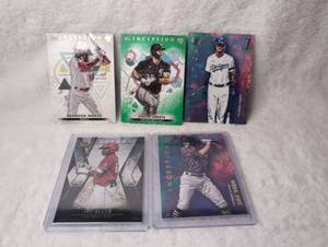 lot 3023 image: Topps Inception Baseball Cards Collection - Brandon Marsh, Gavin Sheets, Mookie Betts - 5 ct