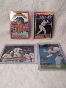 lot 3026 image: Kansas City Royals Baseball Card Collection Lot - 4 ct