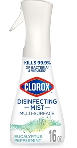 lot 3714 image: Clorox Disinfecting Mist Eucalyptus Peppermint 16 oz