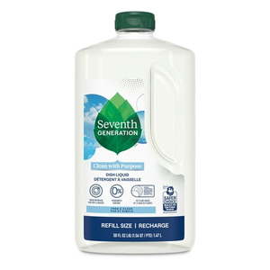 lot 3722 image: Seventh Generation Dish Soap Liquid  Fresh Free and Clear  50 fl oz Refill