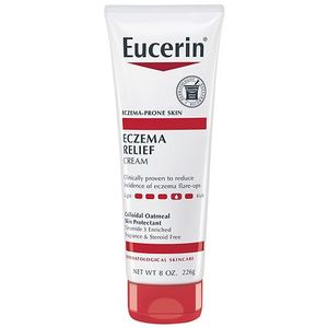 lot 3725 image: Eucerin Eczema Relief Body Cream for Dry Skin Unscented - 8oz Moisturizing, Contains Ceramides, Tube