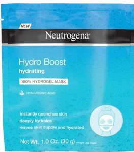 lot 3733 image: Neutrogena Hydro Boost Hydrating Face Mask, Hyaluronic Acid Face Sheet Mask, 1 oz&nbsp