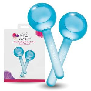lot 3740 image: Plum Beauty Facial Cooling Globes - Cool Massage Tools for Refreshing Skincare Routine, Enhances Self Care, Reduces Puffiness - ONLY ONE - Retail $16