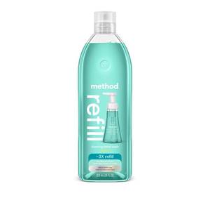 lot 3742 image: Method Foaming Hand Soap, Refill, Waterfall, 28 oz (Packaging May Vary)&nbsp