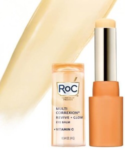 lot 3773 image: RoC Multi Correxion Revive  Glow Eye Balm with Vitamin C (0.14 oz) - Retail $27