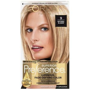 lot 3804 image: LOreal Paris Superior Preference Fade-Defying Color  Shine System - 6.5 fl oz - 9 Blonde - 1 kit