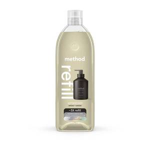 lot 3828 image: Method Aluminum Gel Hand Soap Refill - Vetiver  Amber - 34 fl oz&nbsp