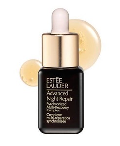 lot 3851 image: Estee Lauder Advanced Night Repair Face Serum Synchronized Multi-Recovery Complex with Hyaluronic Acid &amp Peptides  Anti Aging &amp Hydrating, Travel Size, 0.23 Fl Oz - Retail $27