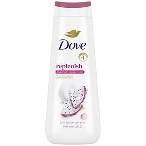 lot 3862 image: Dove Replenishing Body Wash for Women Dragon Fruit and Coconut Cream  20 oz - Retail $13