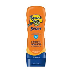 lot 3866 image: Banana Boat Sport Ultra SPF 30 Sunscreen Lotion, 8Fl Oz  Sport Sunscreen SPF 30 Lotion, Sunblock, Skin Sun Protection, Water Resistant Sun Care, 8Fl Oz&nbsp